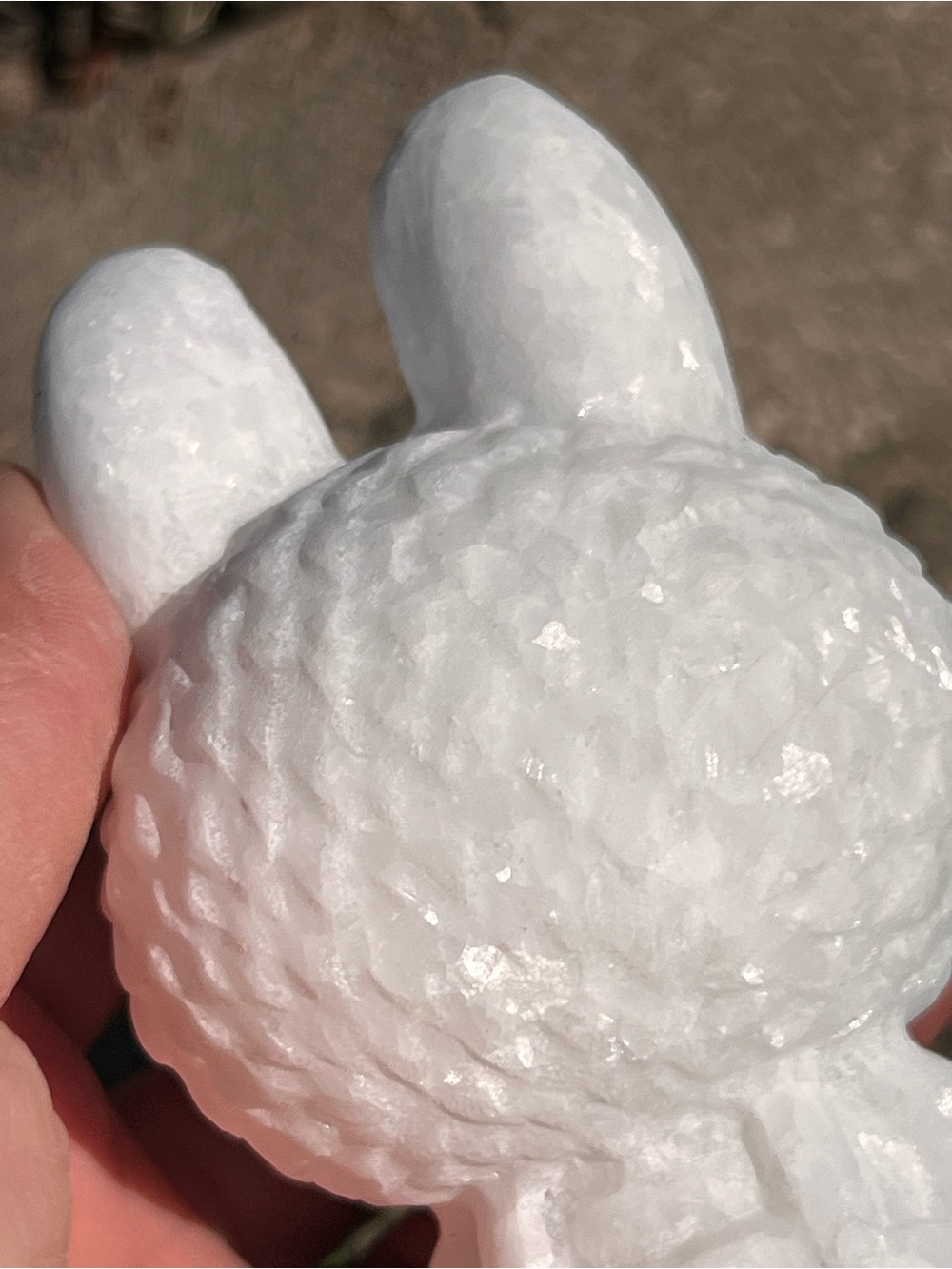 White (1) Jade Labubu carving | Crystal - Picture 13 of 16